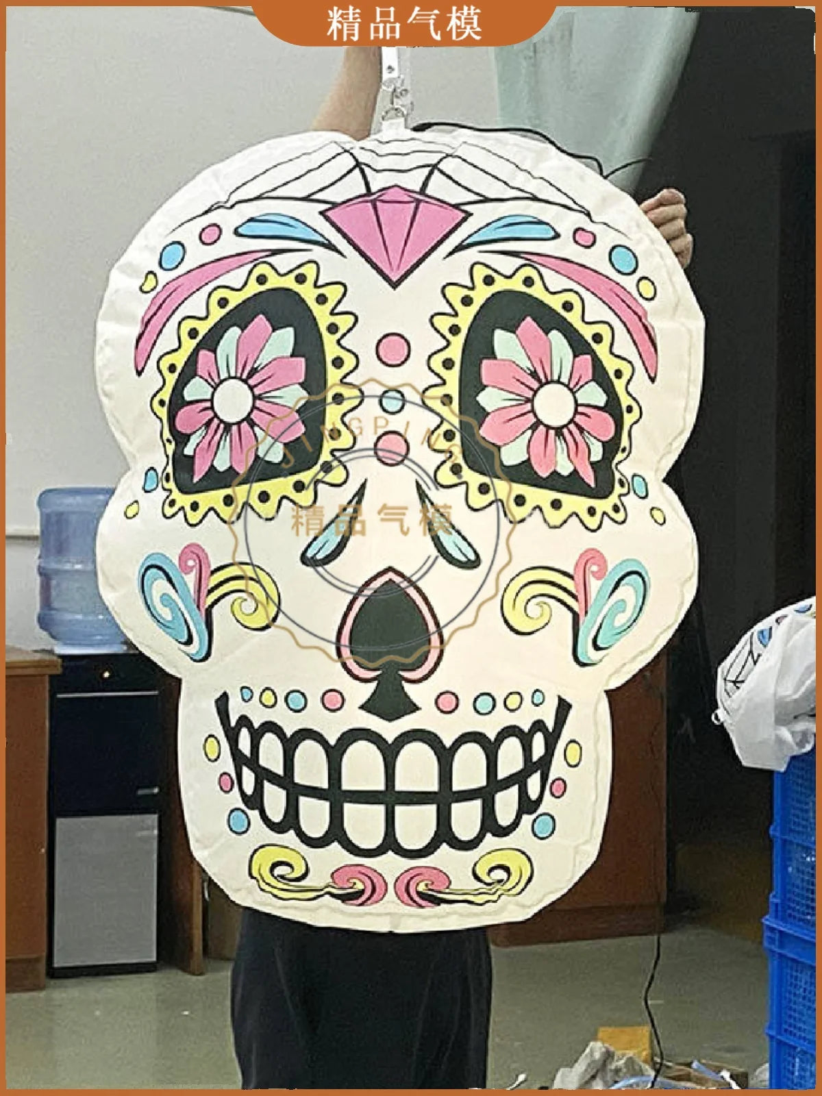 Customizable Inflatable Clown Skull - Halloween Decoration for Bars, Clubs, and Themed Parties