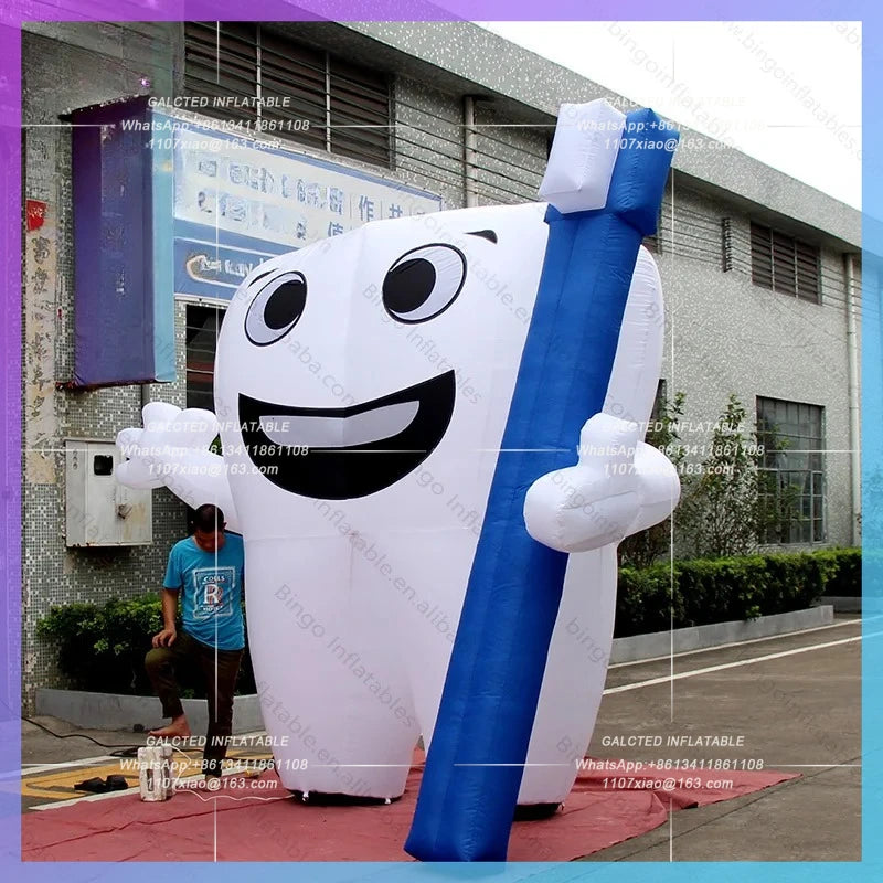 Inflatable Teeth For Dental Hospital Made 3M High  Advertising And Event Decoration-Toys