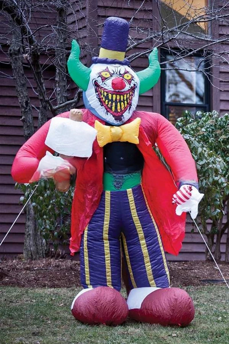 with Free Blower Multi Color Inflatable Halloween Clown for Promotion