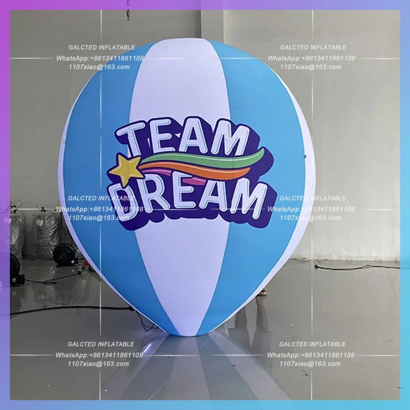 park scenic campsite atmosphere props Inflatable hot air balloon model stage bar performance night lights, custom patterns
