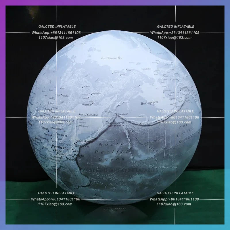 Inflatable Earth World Geography Inflatable Toys PVC  Globe Map Balloon Educational Supplies Planet Toys