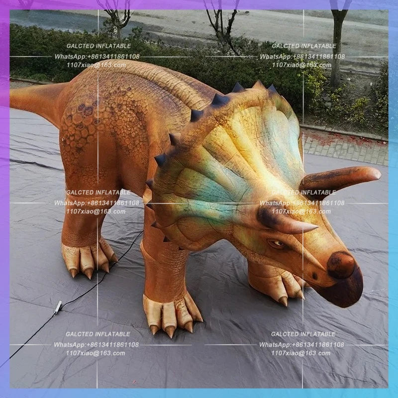 Inflatable Triceratops Inflatable Dinosaur 6m Huge Event Advertising Giant
