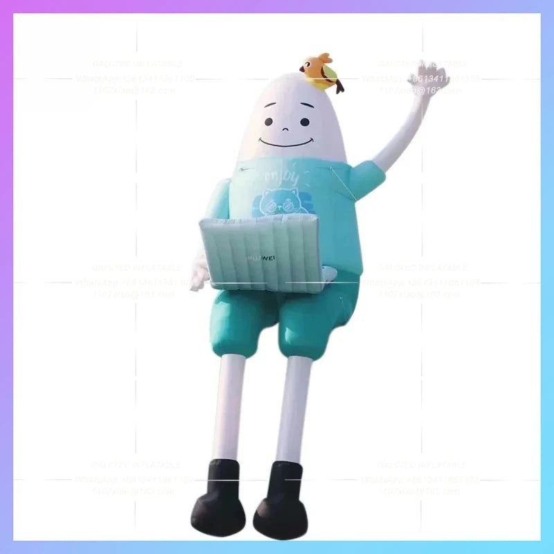 Annual Meeting Corporate Mascot Inflatable sit-down Girls Computer Workday Girls Custom Events Exhibition Planning Program