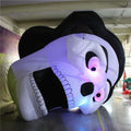 Halloween Inflatable Skull Props with LED Lights - Customizable Giant Decorations for Bars, Parties, and Haunted Houses