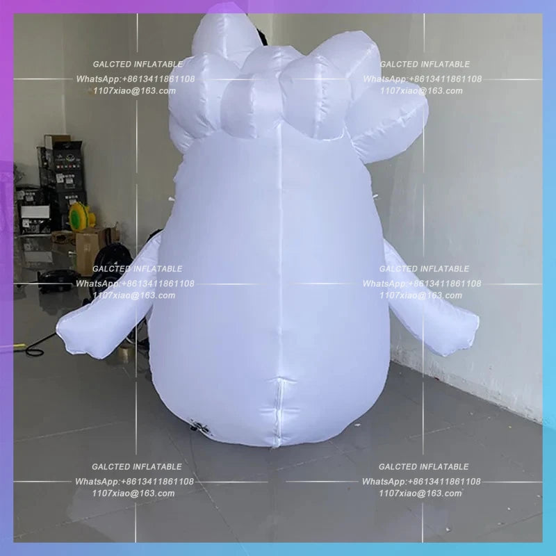 DIY white model children parent-child Inflatable vegetable models can be signed to doodle coloring interactive luminescent props