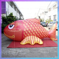 Inflatable Carp Fish Cartoon 4 Meters Length For Event Party Decoration