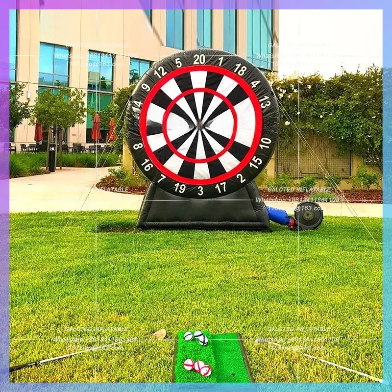 Inflatable Dart Board 2.2m High Free Delivery Outside Giant  Quality PVC Dart Game for Toys Party Game