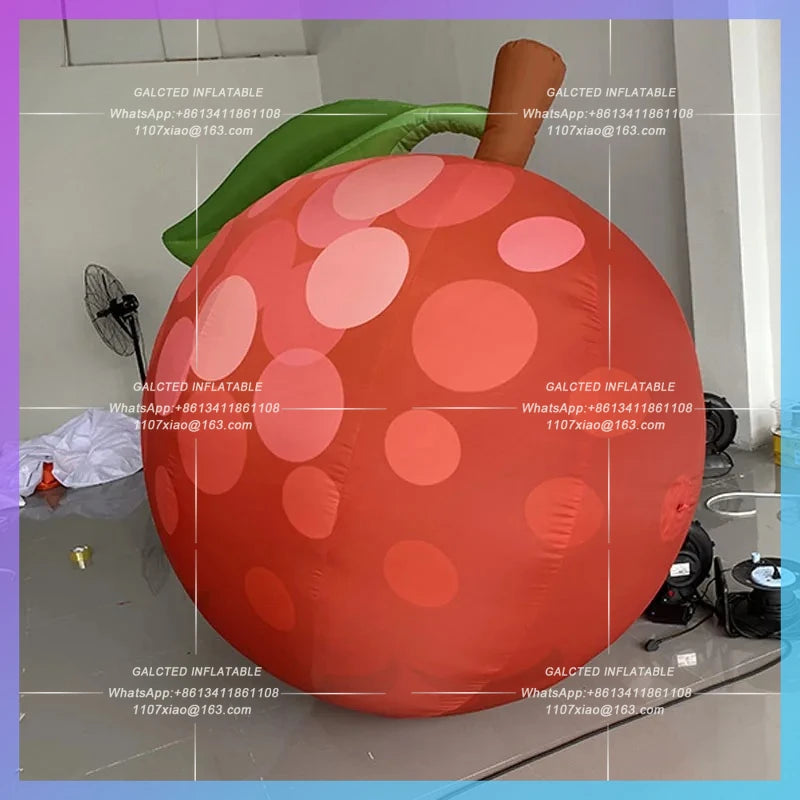 Myrica rubra lychee air model Inflatable simulation fruit farm outdoor activity bazaar bar interactive lighting arrangement
