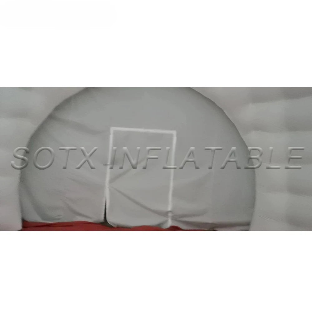 Dome Tent With Curtain Outdoor Led Lights Giant Inflatable Dome Tent For Parties Or Events Glamping Extra Large Inflatable Igloo