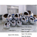 With 2 Pumps 1 Pack Silvery Pink Inflatable Mirror Ball Balloon Free Shipping Giant Mirror Sphere