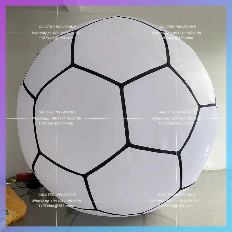 ip-themed events can be customized Inflatable cartoon football basketball balloon games logo bazaar lighting ads