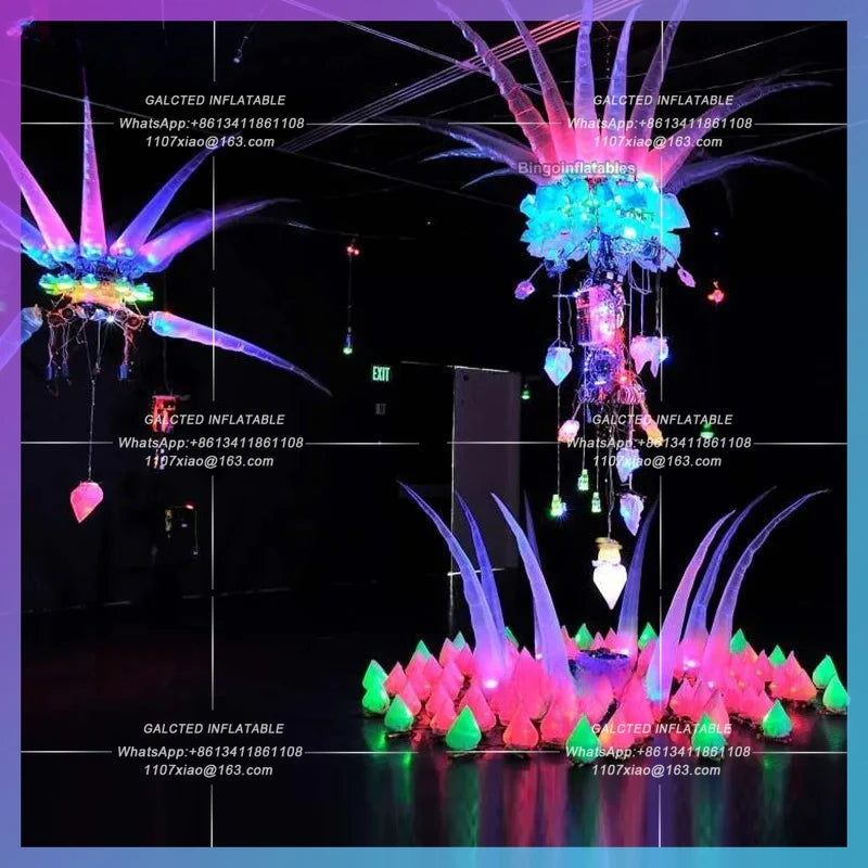 Inflatable Lighting for Decoration Customized Inflatable Toys 2.4x2.7x4 Meters  Blow Up Lights Mascot  - Toys