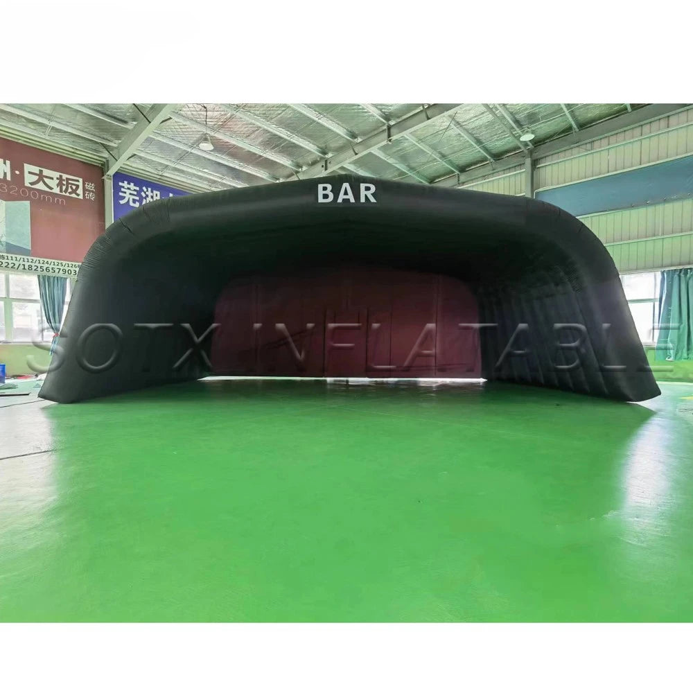 Event Tent Dj Backdrop Props Bespoke Inflatable Stage Cover With Big Opening Blow Up Inflatable Stage Roof Outdoor