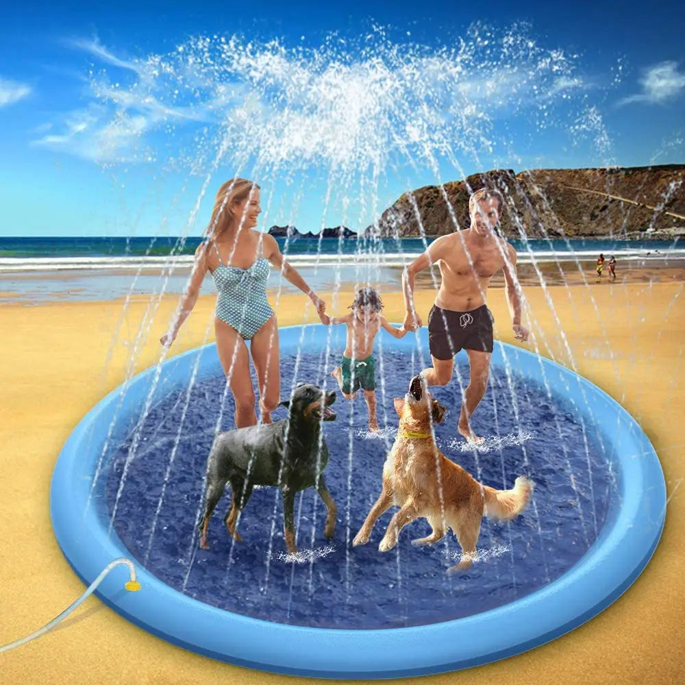 Children Play Spray Mat Beach Inflatable Water Sprinkler Pad Outdoor Game Toy Lawn Swimming Pool Mat Kids Toys