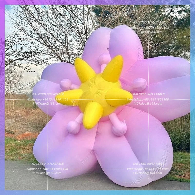 theme activity outdoor building Flower fair inflatable cherry blossom coffee shop art gallery decoration prop