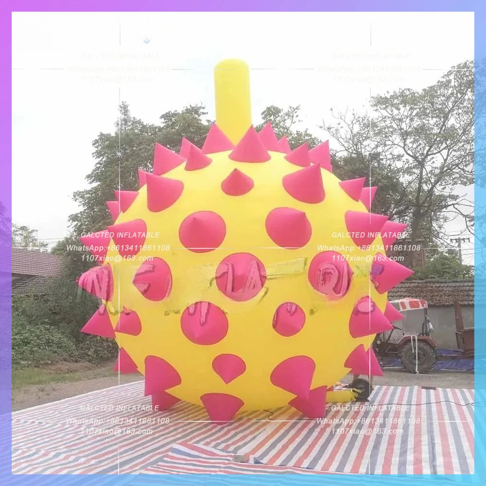 Inflatable Durian Model Advertising Attractive Giant  Inflatable Jackfruit Balloon For Events Decoration