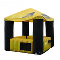 Party Promotion lnflatable Kiosk Concession Booth Inflatable Orange Juice Kiosk Install Station with Counter for Carnival
