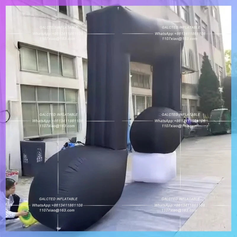 Inflatable Note Quaver Model Music Festival Decoration Giant Inflatable Eighth Note Balloon