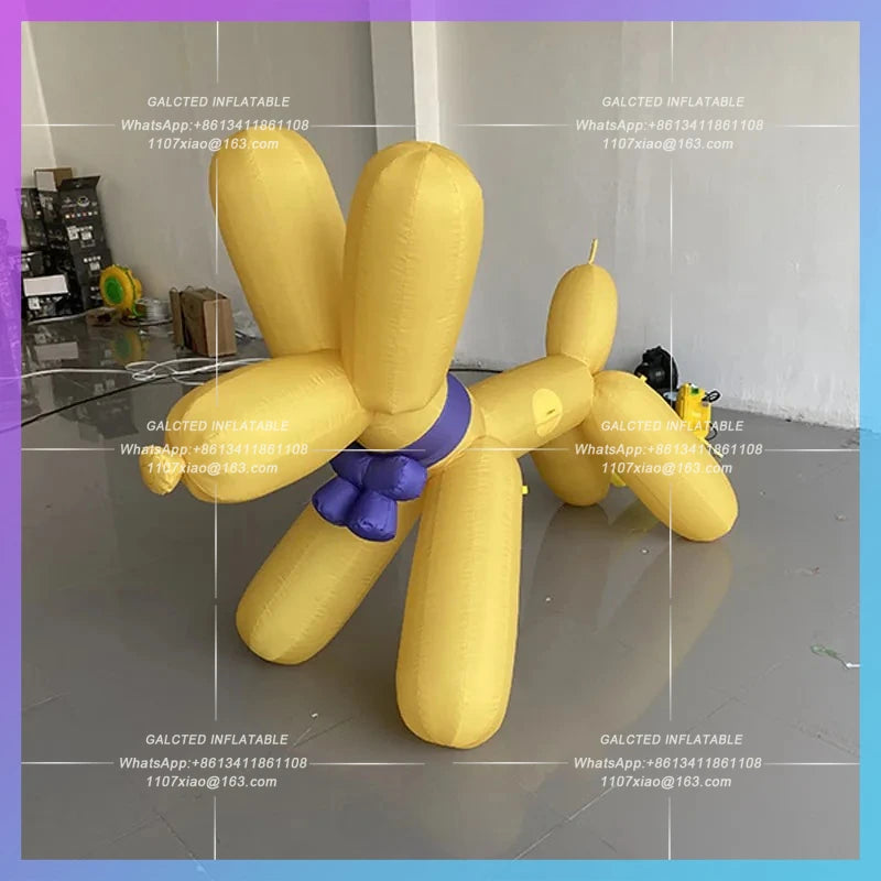 sausage dog balloon dog model Inflatable cartoon dachshund dog  clown playground children's fun bar stage lighting props