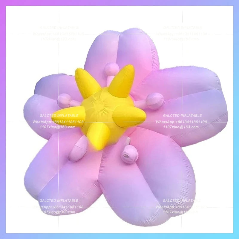 theme activity outdoor building Flower fair inflatable cherry blossom coffee shop art gallery decoration prop