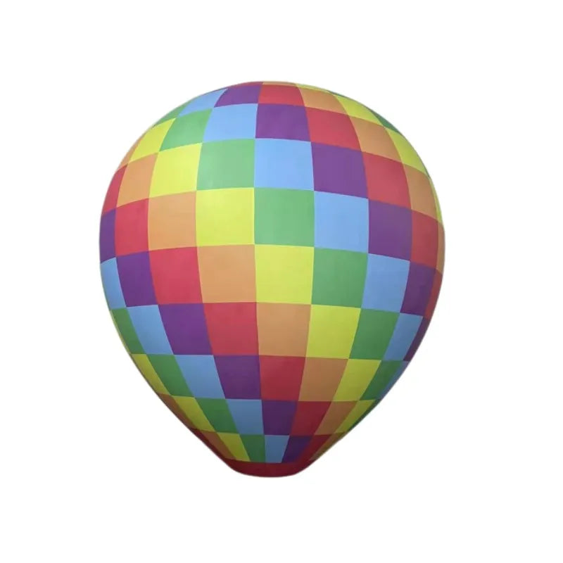 2m Tall Portable PVC Helium Balloon Inflatable Rainbow Hot Air Balloons Hanging Decorations for Advertising Wedding Birthday