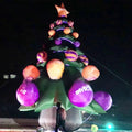 giant inflatable New design hot selling christmas tree with balls for promotion