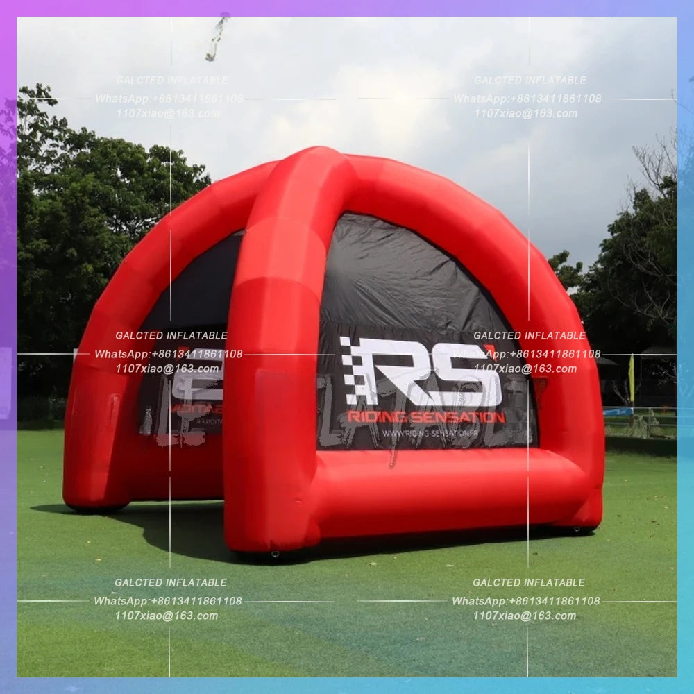 Dome Tent Promotion Gazebo Lightweight Inflatable Event Dome Tent Portable spiderwith Custom Printing Blower W5 x H5 M