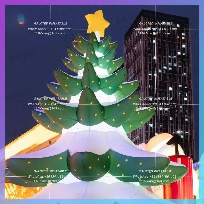 christmas tree green trees New year inflatable  for home shop store decoration