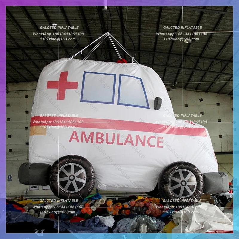 inflatable ambulance balloon-toy Inflatable Toys personalized 2.2*1.6 meters  for Sale