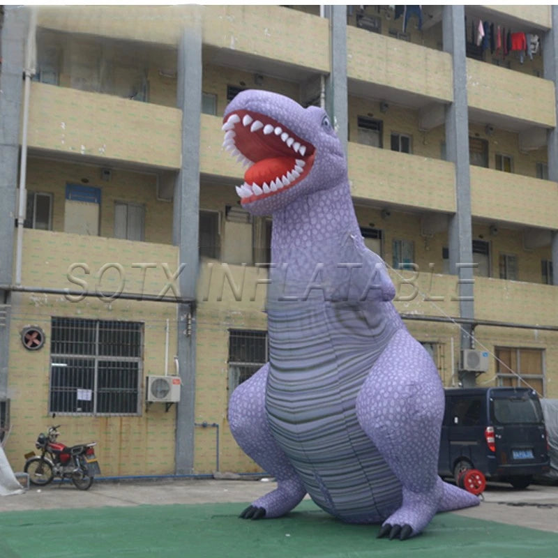 Promotion Events 3.5m/5mH Inflatable Dinosaur Decoration Giant Inflatable Cartoon Dinosaur Model for Show Advertising