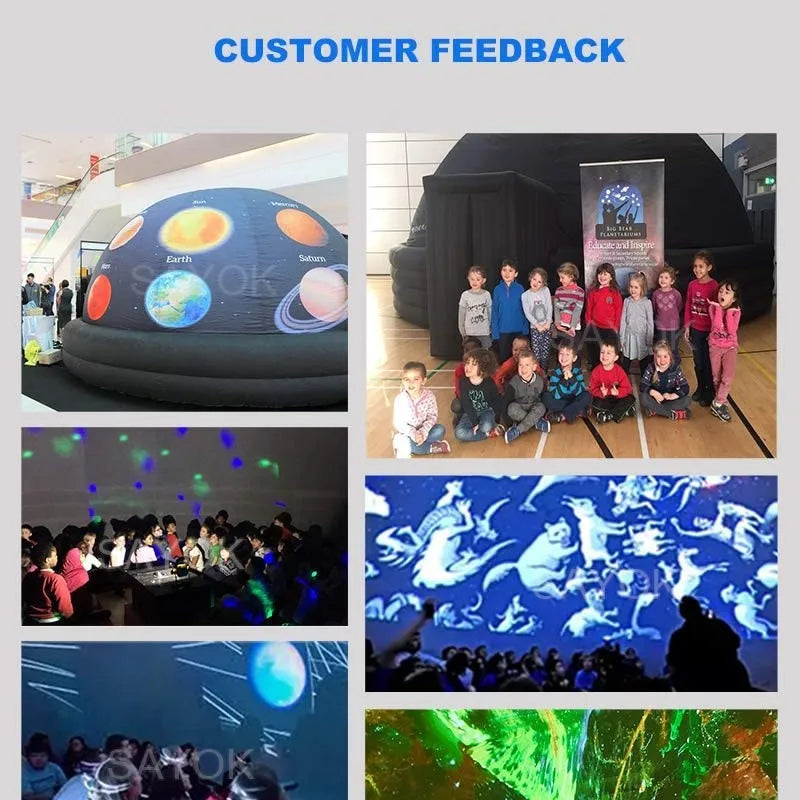 Giant Inflatable Planetarium Projection Dome Planetarium Dome Tent With Floor Mat For Outdoor School Teaching Planetarium