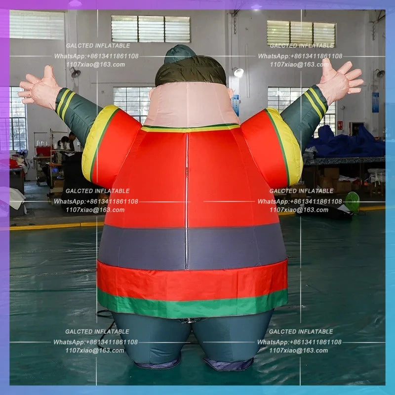 Inflatable Funny Cartoon Character Lovely 2.2 Meters  Mascot Walking Costume Balloon Toys For Ramadan Event Decoration -BG-C0705