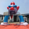 Arch Festival Ornaments Portable And Reusable Giant Monster Terror Face Mask Archway Halloween Inflatable Courtyard Party