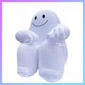 inflatable cartoon man white Factory customize design led light doll for art decoration