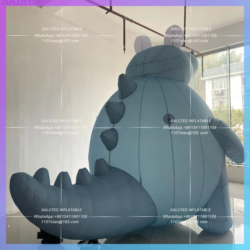 inflate crocodile dinosaur theme Inflatable cartoon fat animals  gas model store scene play decoration atmosphere props