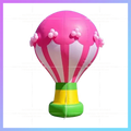 inflatable hot air balloon pink Park picnic grassland decoration 4m giant cartoon building decoration prop with air blower