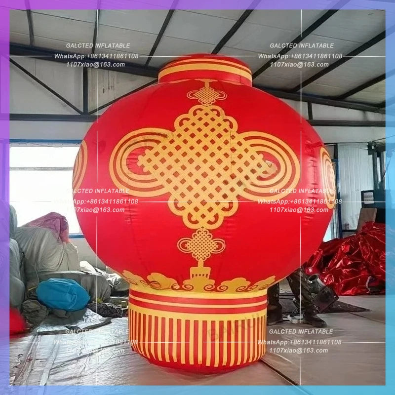 christmas Chinatown decoration Giant ourdoor inflatable red lantern chinese new year gift festive celebration