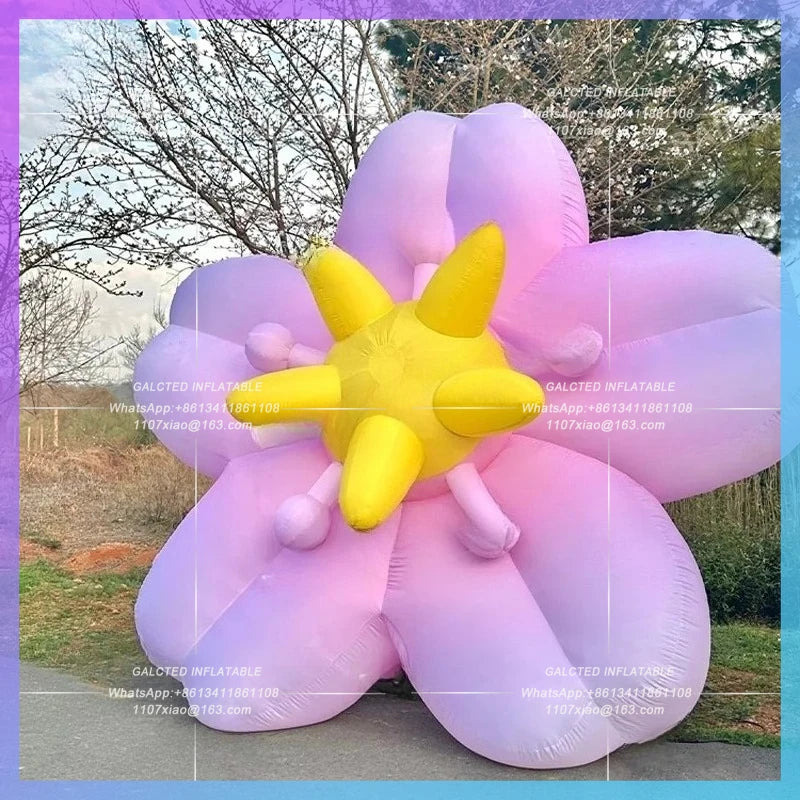 inflatable decoration cherry bloom,Spring outdoor peach flower, lotus air blow flower