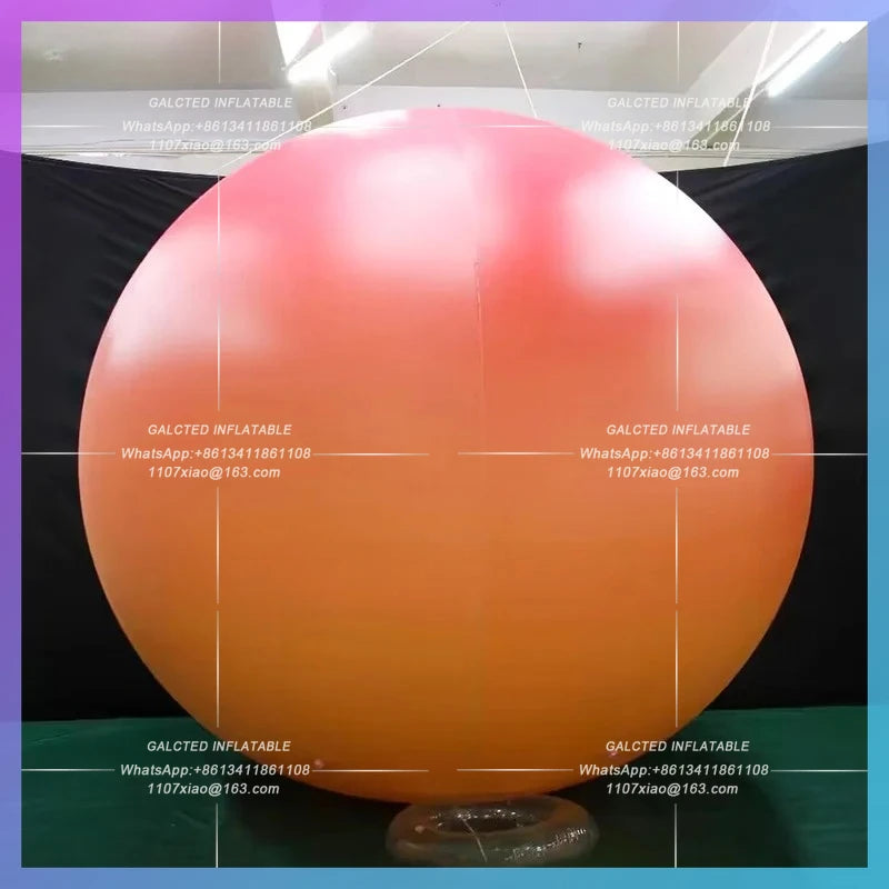 Inflatable Sun For Decoration Sunset Balloon 3 Meters  With Lights Solar System Planets Toys