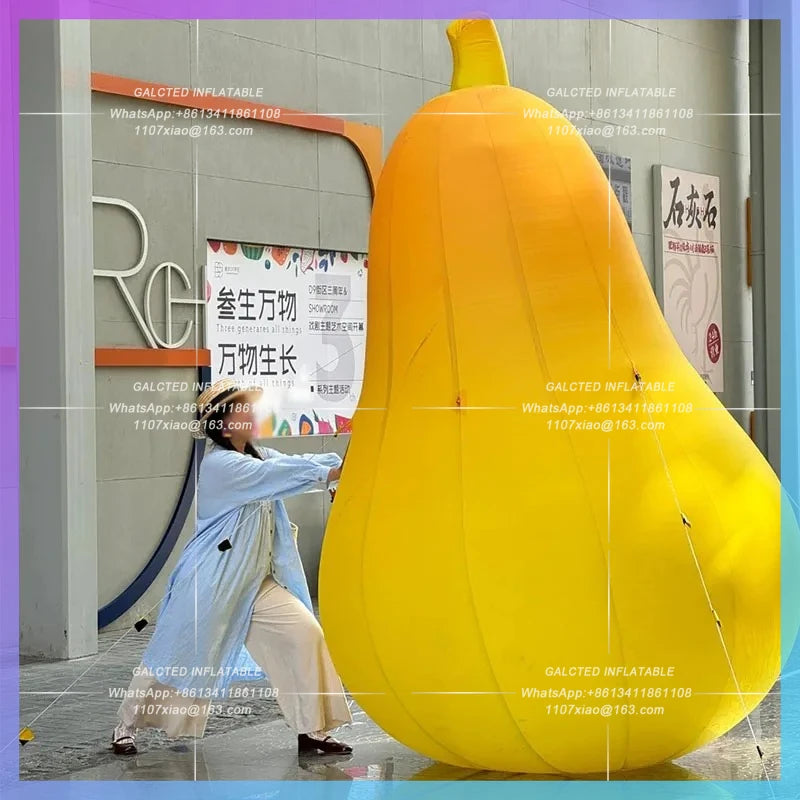 pear fruit air mold fruit fair Inflatable cartoon orange strawberry  diversion mall atrium decoration beauty Chen