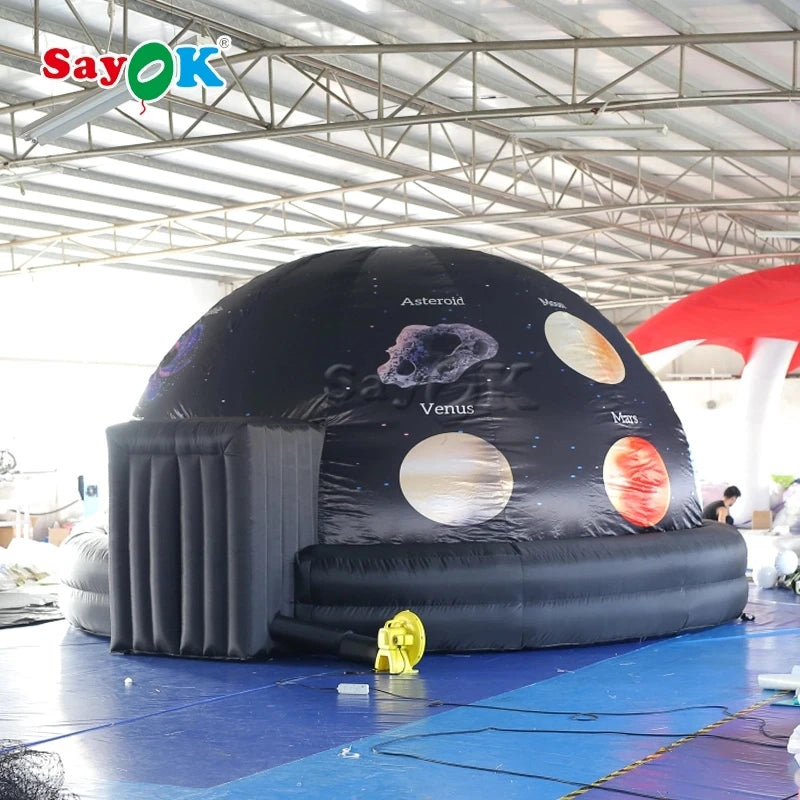 Sayo Giant Inflatable Planetarium Dome Tent With Air Blower Inflatable Planetarium Dome Tent For Kids School Education Teaching