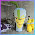 Lemonade Bottle Cup model Inflatable Cartoon  Cool Summer Soda Festival Bazaar Beach Concert Mall Holiday Lighting Decoration