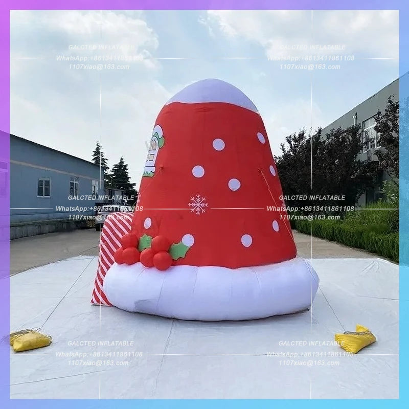 inflatable hat home for yard decoration Christmas holiday
