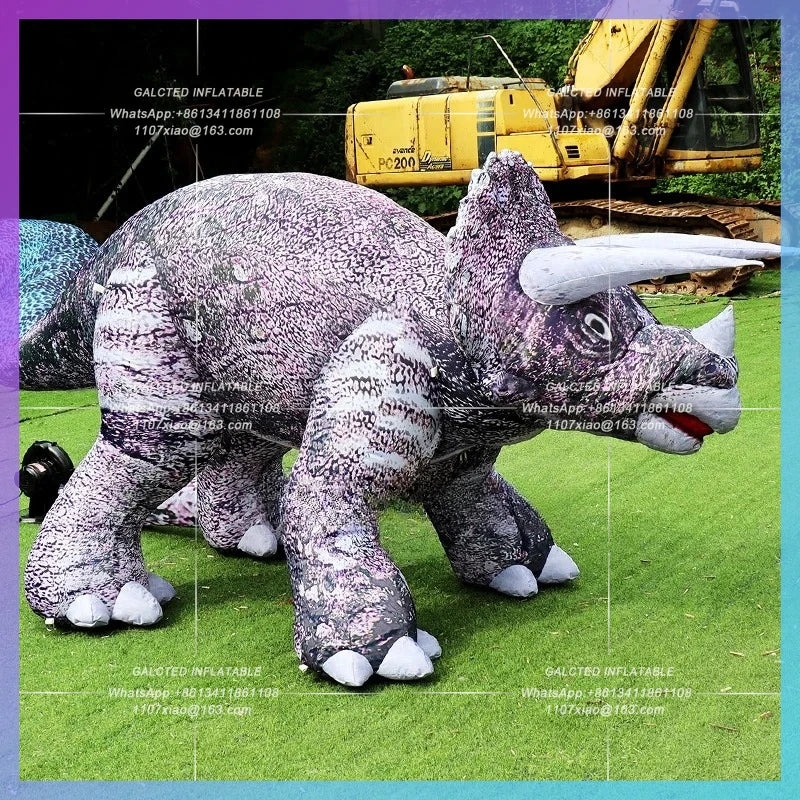 Inflatable Dinosaur Balloon Jurassic Theme Giant Replica 3m Length For Children Park Yard Event Decoration Toys