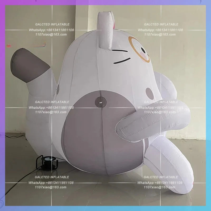 lucky cat milk cow cat air model Cartoon inflatable cute lucky animal cute pet festival fair to attract the atmosphere