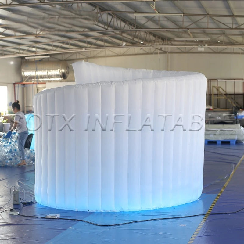 Event Promotions Advertising Inflatable Photo Booth Spiral Wall Decoration Inflatable Photo Booth Backdrop for Weddings