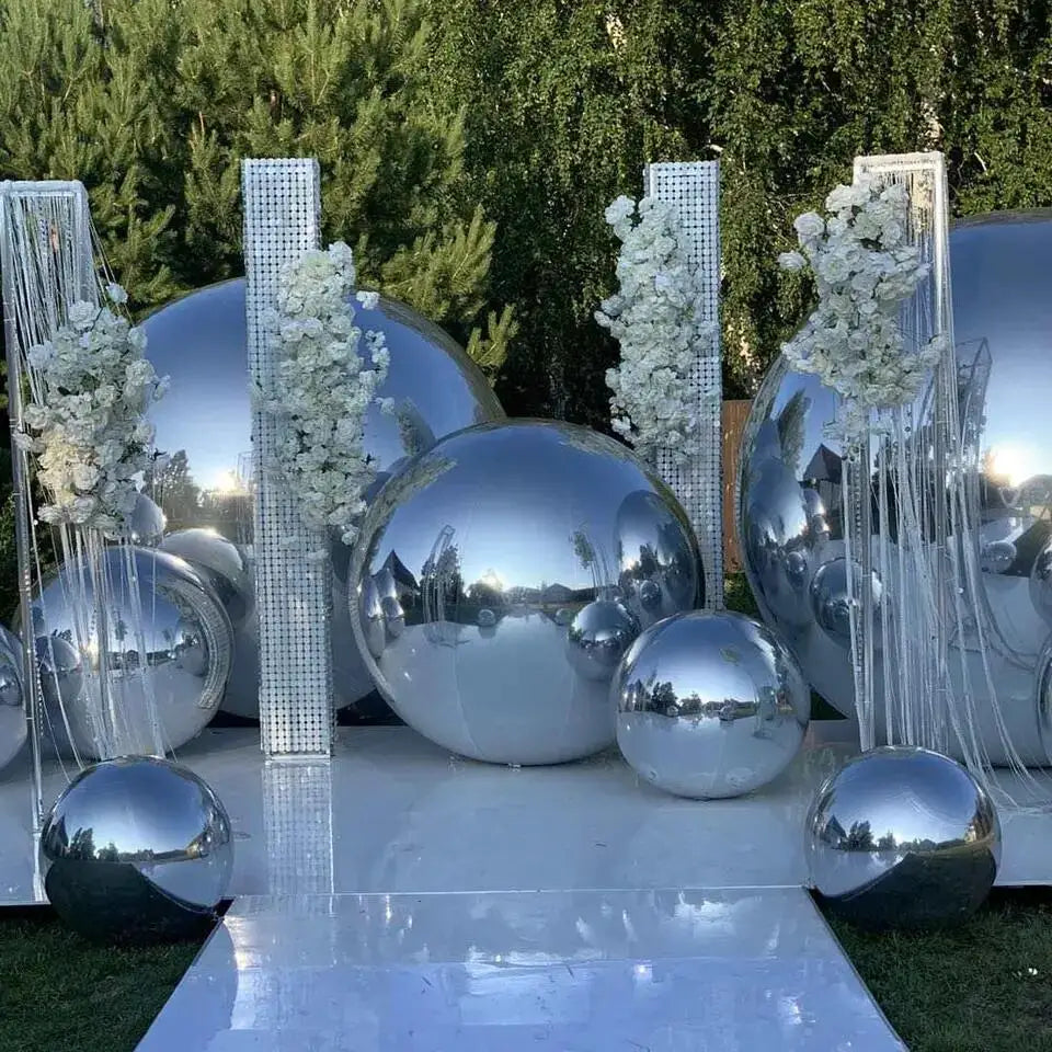 Disco Nightclub Party Decoration 2023 New Design Inflatable Mirror Ball Inflatable Mirror Spheres Reflective Balloon For
