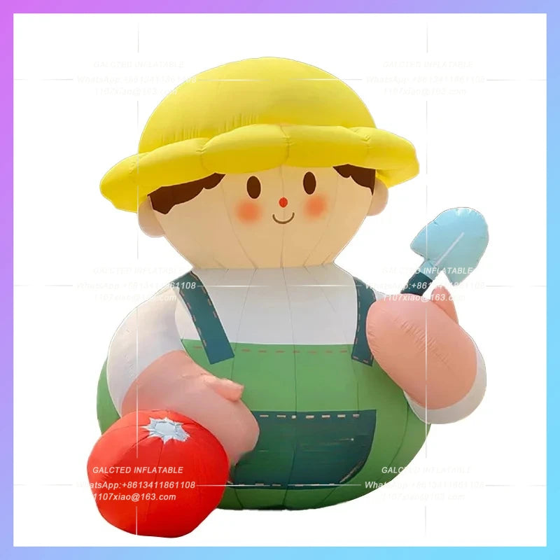 inflatable baby cartoon boy Children amusement park cute children for playground activity advertising