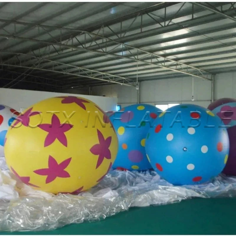 Advertising Show Party Decor 1.5mH Inflatable Helium Easter Egg Balloon Easter Egg Helium Balloon Hanging Decoration for