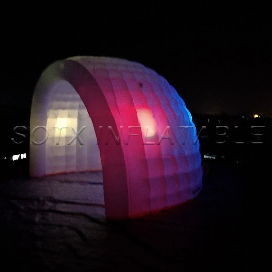 Rental Advertising Large white inflatable dome Tent Large Igloo Inflatable Tent for